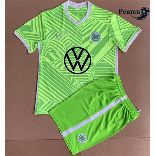 Maillot foot VfL Wolfsburg Enfant Domicile 2021-2022