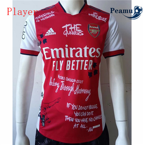 Peamu - Maillot foot Arsenal Player Version special 2021-2022