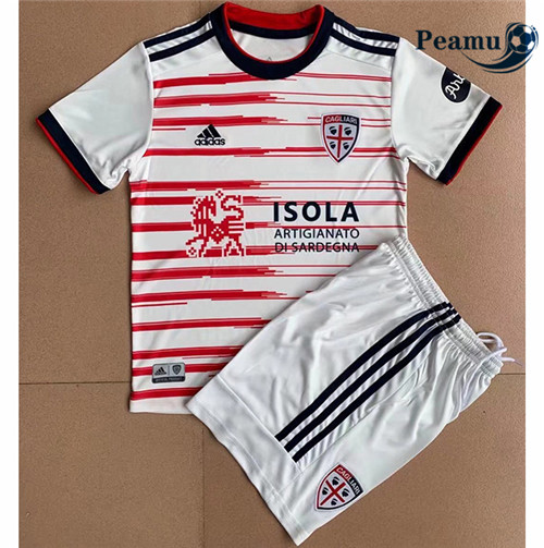 Peamu - Maillot foot Cagliari Enfant Exterieur 2021-2022
