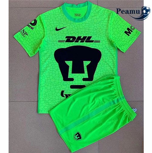 Peamu - Maillot foot Launch Pumas Enfant goalie Vert 2021-2022