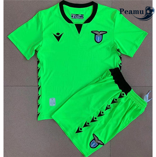 Peamu - Maillot foot Lazio Enfant Gardien de but Vert 2021-2022