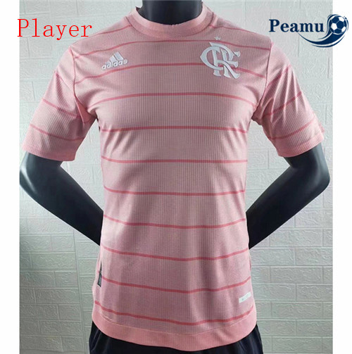 Peamu - Maillot foot Flamengo Player Version Gardien de but Rose 2021-2022
