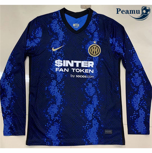 Peamu - Maillot foot Inter Domicile Manche Longue 2021-2022