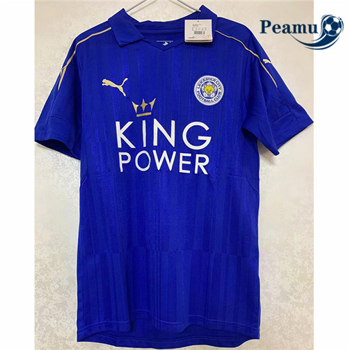 Peamu - Maillot foot Retro Leicester City Domicile 2016-2017