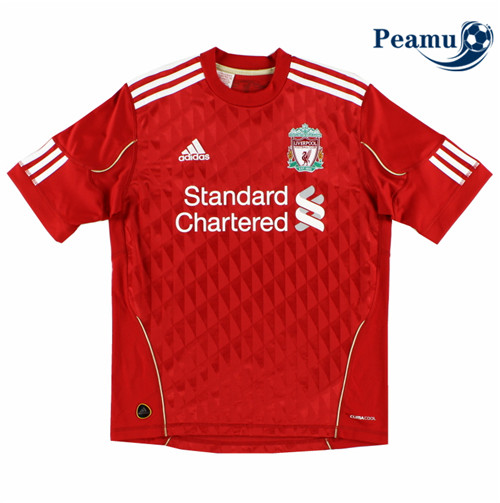 Peamu - Maillot foot Retro Liverpool Domicile 2010-11