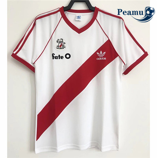 Peamu - Maillot foot Retro River plate Domicile 1986