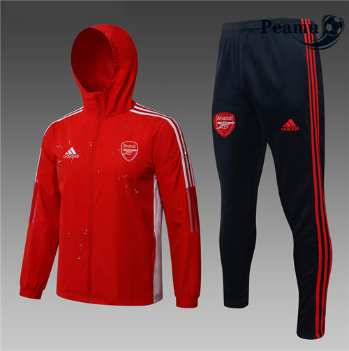Peamu - Coupe vent Arsenal Rouge 2021-2022