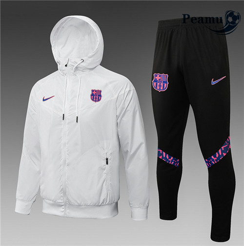 Peamu - Coupe vent Barcelone Blanc 2021-2022