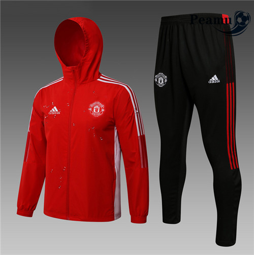 Peamu - Coupe vent Manchester United Rouge 2021-2022