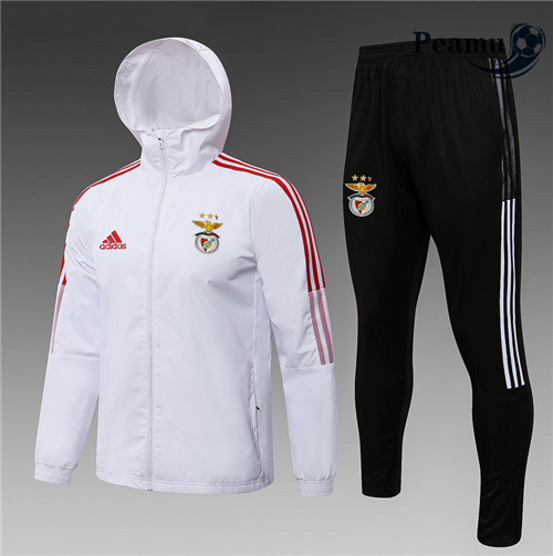 Peamu - Coupe vent Benfica Blanc 2021-2022
