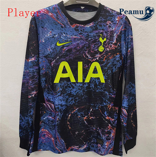Peamu - Maillot foot Tottenham Hotspur Player Version Exterieur Manche Longue 2021-2022