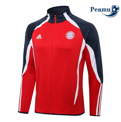 Peamu - Veste foot Bayern Munich Co-brandé Rouge 2021-2022