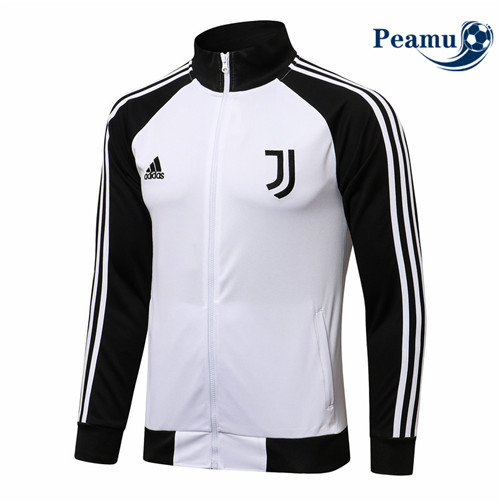 Peamu - Veste foot Juventus Blanc/Noir 2021-2022