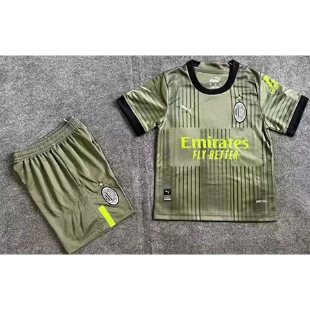 peamu.fr - Maillot foot AC Milan Third Enfant 2022-2023 Fiable I005