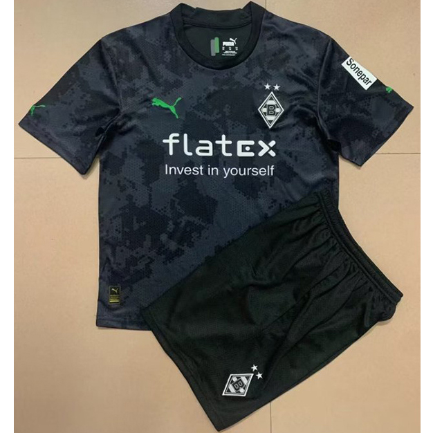 peamu.fr - Maillot foot Borussia Monchengladbach Exterieur Enfant 2022-2023 Fiable I006