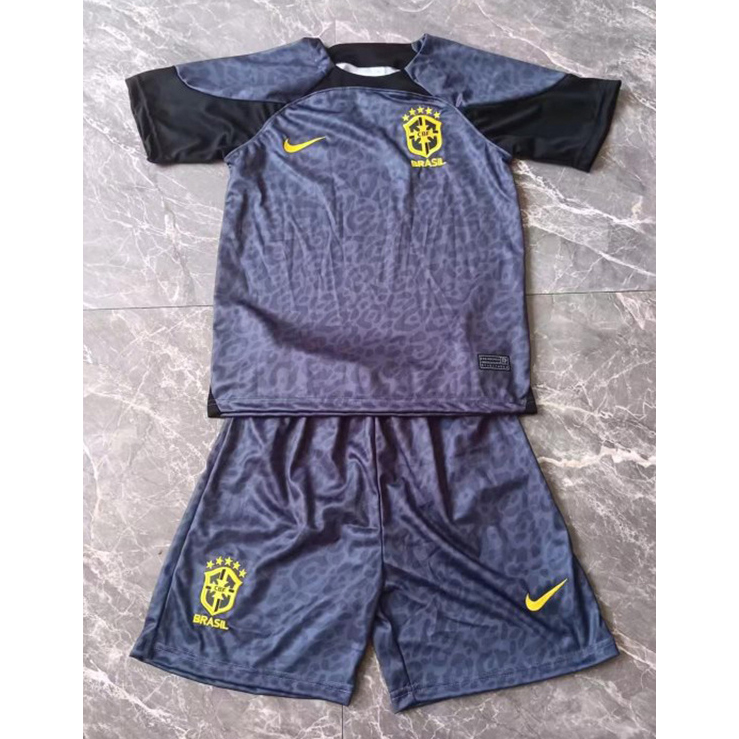 peamu.fr - Maillot foot Brésil Enfant Gardien de but 2022-2023 Fiable I030