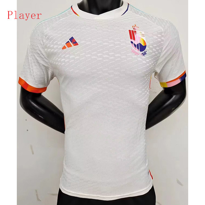 peamu.fr - Maillot foot Belgique Player Version Exterieur 2022-2023 Fiable I050
