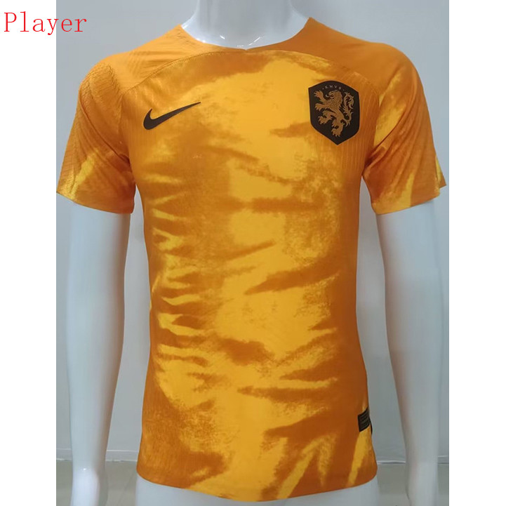 peamu.fr - Maillot foot Pays-Bas Player Version Domicile 2022-2023 Fiable I083