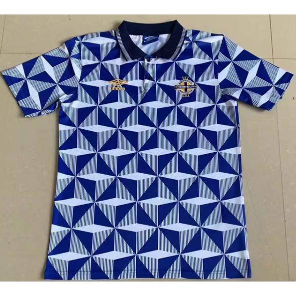 peamu.fr - Maillot Rétro foot Irlande du Nord Exterieur 1990 Fiable I149