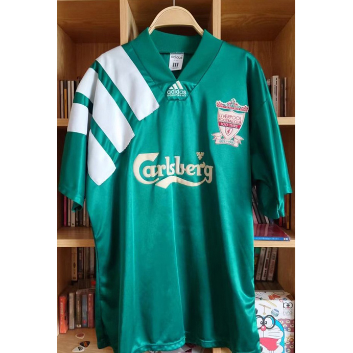 peamu.fr - Maillot Rétro foot Liverpool Exterieur 92-93 Fiable I151