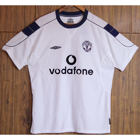 peamu.fr - Maillot Rétro foot Manchester United Exterieur 99-00 Fiable I152