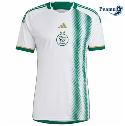 Maillot Foot Algérie Domicile Blanc 2022-2023 peamu 059