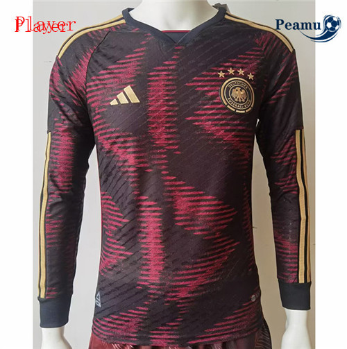 Maillot Foot Allemagne Player Version Exterieur Manche Longue 2022-2023 peamu 064
