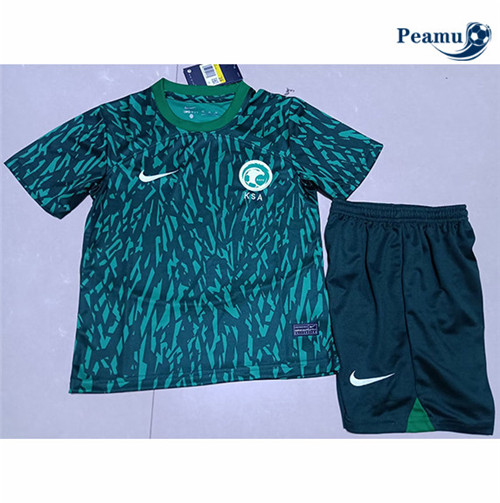 Maillot Foot Arabie Saoudite Enfant Exterieur 2022-2023 peamu 028