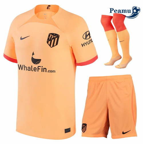 Maillot Foot Atletico Madrid Enfant Third 2022-2023 peamu 011