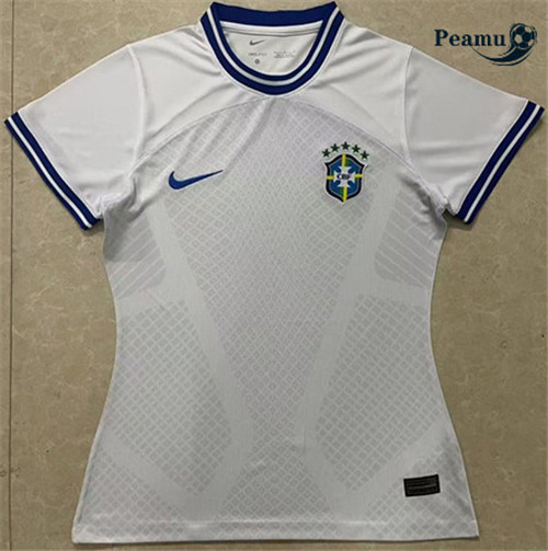 Maillot Foot Brésil Femme Blanc 2022-2023 peamu 149