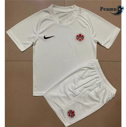 Maillot Foot Canada Enfant Exterieur 2022-2023 peamu 030