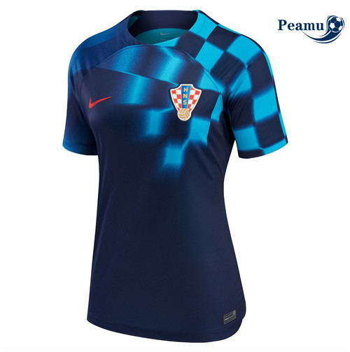 Maillot Foot Croatie Femme Exterieur 2022-2023 peamu 152