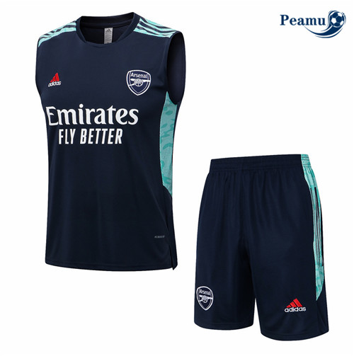 Maillot Foot Maillot Kit Entrainement Foot Arsenal Debardeur + Pantalon Bleu 2022-2023 peamu 600