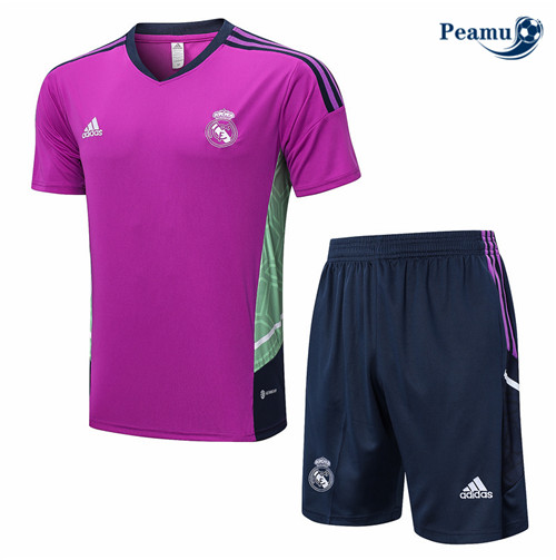 Maillot Foot Maillot Kit Entrainement Foot Real Madrid + Pantalon Pourpre 2022-2023 peamu 571