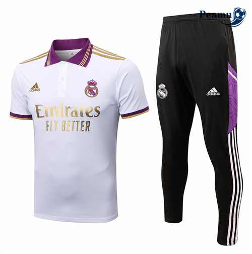 Maillot Foot Maillot Kit Entrainement Foot Real Madrid polo + Pantalon 2022-2023 peamu 572