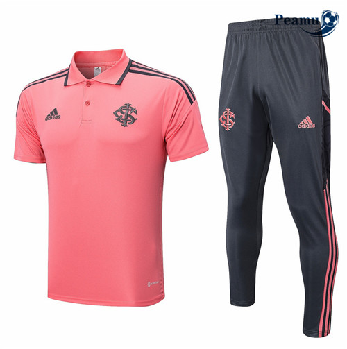 Maillot Foot Maillot Kit Entrainement Foot SC Internacional Polo + Pantalon Rose 2022-2023 peamu 543