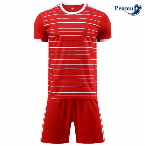 Maillot Foot Maillot Kit Entrainement Foot Without brand logo + Pantalon Rouge 2022-2023 peamu 555