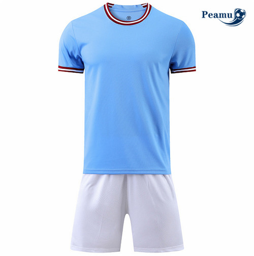Maillot Foot Maillot Kit Entrainement Foot Without brand logo + Pantalon Bleu 2022-2023 peamu 558