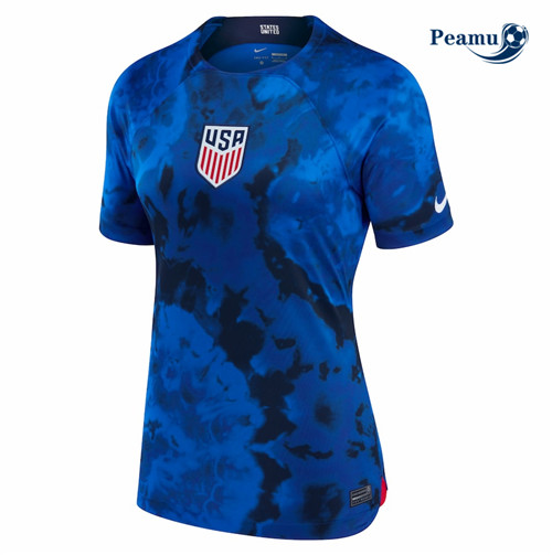 Maillot Foot Etats-Unis Femme Exterieur 2022-2023 peamu 155