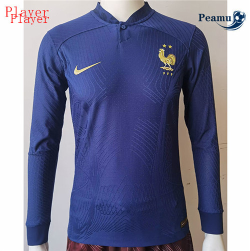 Maillot Foot France Player Version Domicile Manche Longue 2022-2023 peamu 105