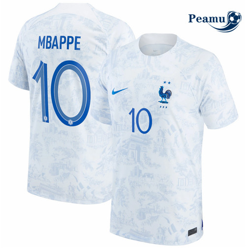 Maillot Foot France Exterieur Mbappe 10 2022-2023 peamu 106