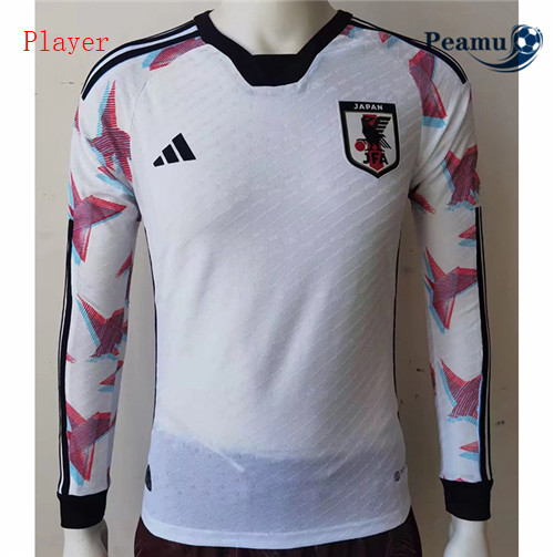 Maillot Foot Japon Player Version Exterieur Manche Longue 2022-2023 peamu 110