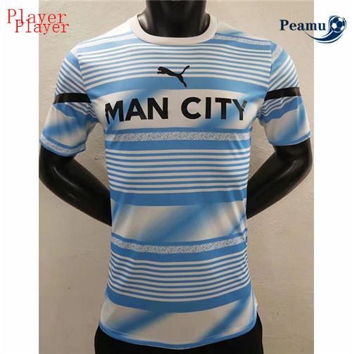 Maillot Foot Manchester City Player Version pre-match 2022-2023 peamu 201