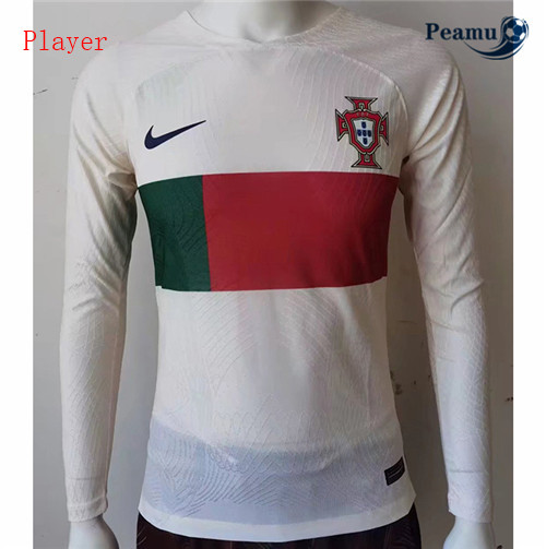 Maillot Foot Portugal Player Version Exterieur Manche Longue 2022-2023 peamu 128