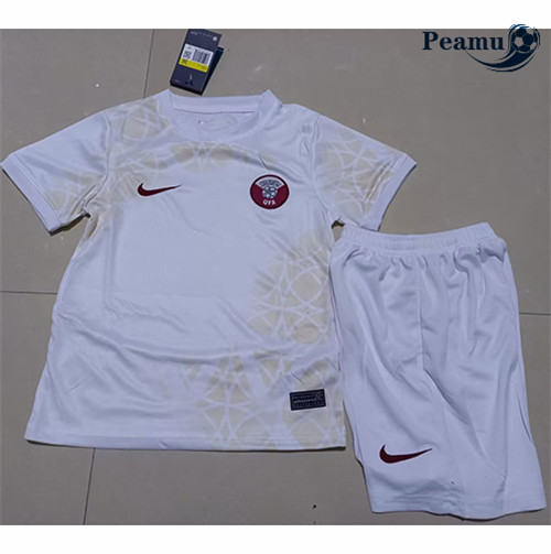 Maillot Foot Qatar Enfant Domicile 2022-2023 peamu 009