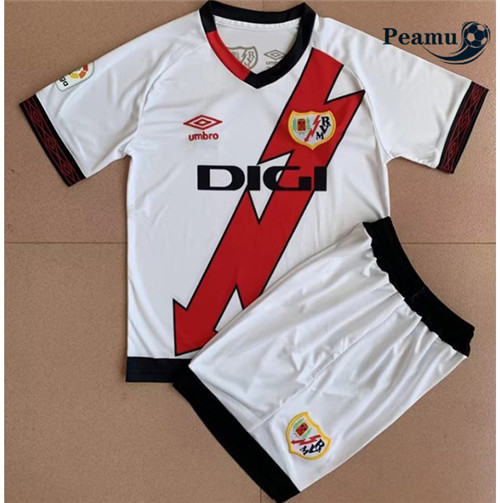Maillot Foot Rayo Vallecano Enfant Domicile 2022-2023 peamu 019