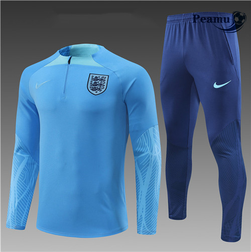 Maillot Foot Survetement Angleterre Enfant Bleu 2022-2023 peamu 484