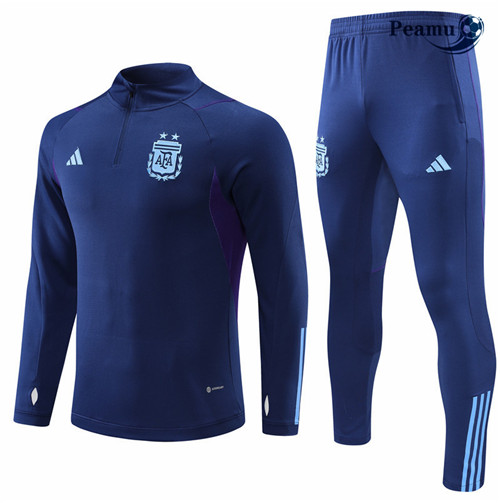 Maillot Foot Survetement Argentine Bleu 2022-2023 peamu 323
