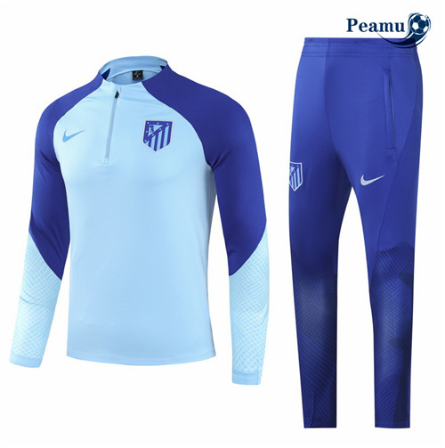 Maillot Foot Survetement Atletico Madrid Bleu 2022-2023 peamu 258