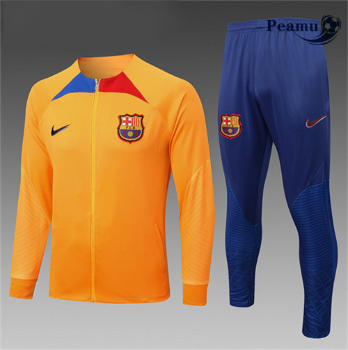 Maillot Foot Veste Survetement Barcelone Enfant 2022-2023 peamu 417